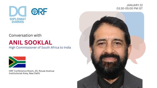 Diplomat Diaries | Conversation with Anil Sooklal, High Commissioner of South Africa to India